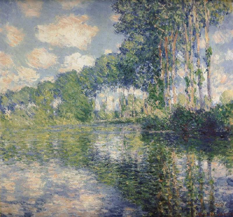 Claude Monet Poplars on the Banks of the River Epte oil painting image